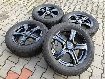 Alu kola Oxxo 5x112 Zimní semperit 205/60/16 černé