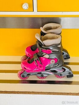 Plně funkční inline brusle (31 - 34 EU)