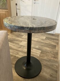 2x kamenný stolek / designový stůl / kancelář stůl