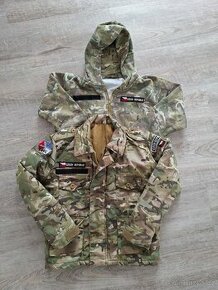 Dětský vojenský kabát s nášivkami / dětská vojenská bunda