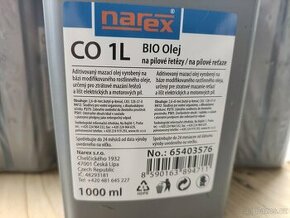 Narex Bio olej na pilové řetězy