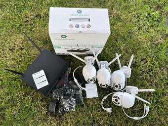 Wifi kamerový set / bezpečnostní kamery 4ks otočné