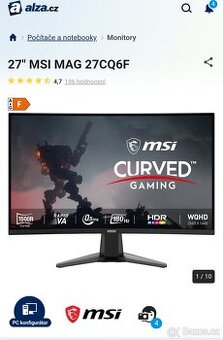 27" MSI MAG 27CQ6F