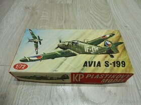 Stavebnice letadla AVIA S-199 a MiG-17 PF - 1