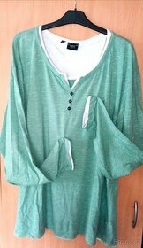 Pánské triko zelené - 4 XL