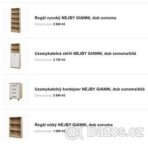 Sestava do kanceláře / pracovny