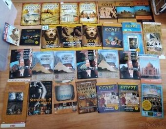 DVD dokumentární filmy - Egypt, pyramidy, faraoni