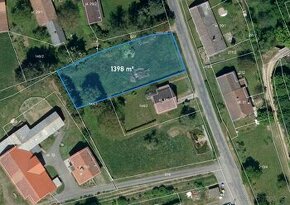 REZERVOVÁNO Prodej stavebního pozemku 1398 m2 v obci Chyjice