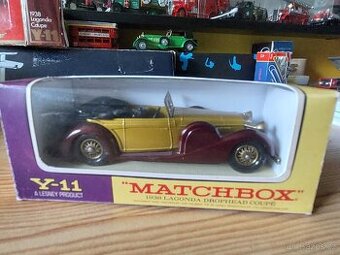 Matchbox yesteryear Y11 Lagonda VZÁCNÝ ODSTÍN MAROON