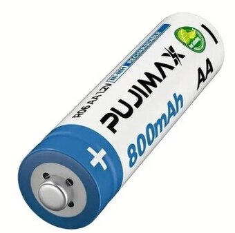 PUJIMAX® AA - 1 x 800mAh, Ni-MH dobíjecí baterie 1200x, NOVÁ