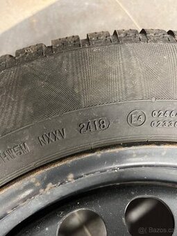 Prodám plechové disky plus pneu 215/60R16