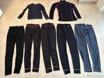 Dámské termooblečení, funkční, sportovní trika a kalhoty-S-M