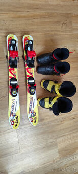 Dětské lyže REBEL Kids 70 cm + 2x boty