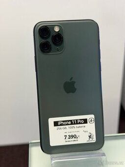 iPhone 11 Pro - 256GB - 100% BAT - 6M ZÁRUKA