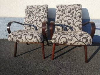 Křesla J.Šmídek.- Brusel 58,po renovaci.