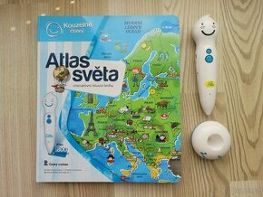 Albi Atlas světa + Kouzelné pero