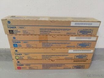 Konica Minolta TN221K,C,M,Y, sada originálních tonerů