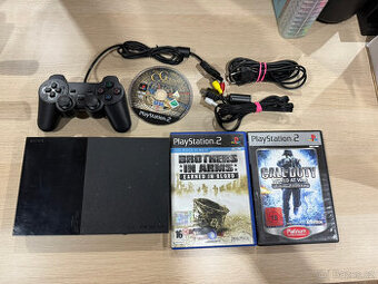 PS2 Slim + Hry
