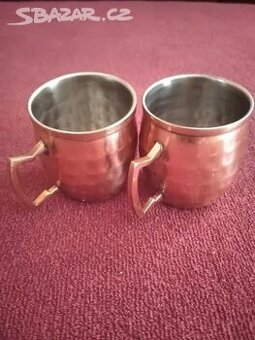 HRNEČKY 2 ks. nepoužité - měď.