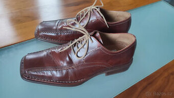 Pánské kožené boty vel. 41, Baťa