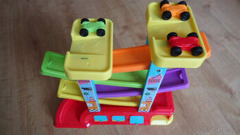 Autíčka, puzzle, varhany, varhánky, skládačka dřevěná