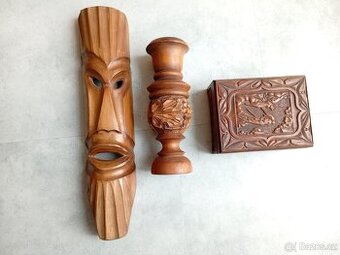 Dřevěné dekorační předměty - Egypt, Balkán