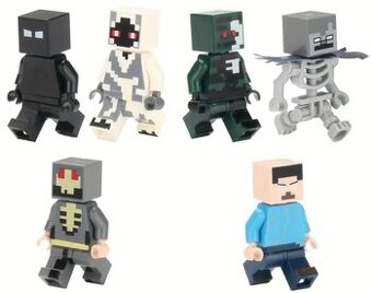 MINECRAFT 6 kusů NOVÝCH lego figurek