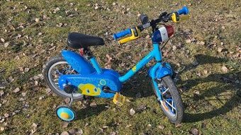 Dětské kolo BTWIN 14" modré s rybou