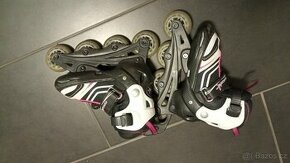 Prodám dívčí rostoucí in-line brusle Muuwmi