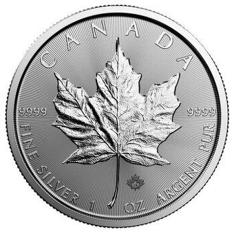 Prodám investiční stříbrnou minci Maple Leaf 2017 1 Oz