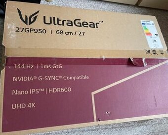 LG UltraGear 27GP950 herní monitor 27