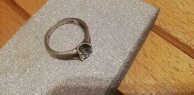 Stříbrný prsten velikosti 50 - 1