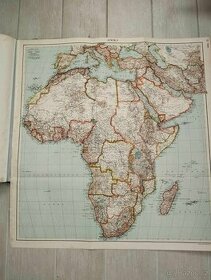 Atlas světa, velký, Německo 1935 + pár starých map