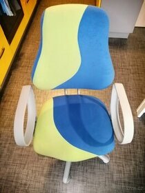 Rostoucí židle Fuxo S-line modro-zelená