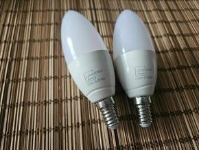 2x Smart LED žárovka E14 Lidl 6,5W 470lm Color & White