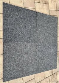 Kobercové čtverce - černá barva - 14,5m2 - 1