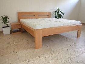 Nová 4 cm buková postel, nosnost 600 kg, Odvezu a smontuji
