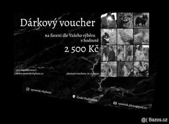 Dárkový poukaz na focení ČB