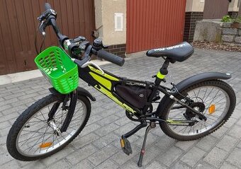 Dětské kolo LeaderFox Jumper 20" černé komplet vybavené