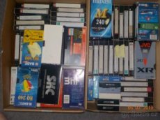 Kazety VHS.