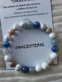 Minerální náramek "cholesterol"