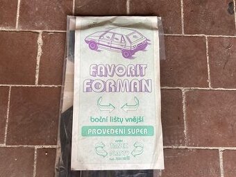 Lišty dveří Škoda Favorit