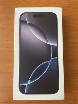 iPhone 16 Pro 256 GB – nový, nerozbalený – Black Titanium
