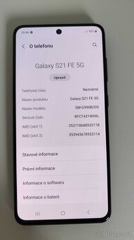 Samsung Galaxy S21 FE 5G (SM-G990B) 6GB/128GB, Graphite