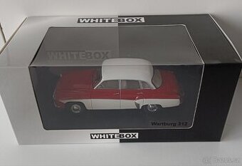 Wartburg 312 červenobílý 1:24 White box - 1