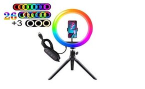 RGB Prstencová lampa, kruhové světlo
