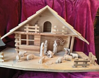Dřevěný betlém
