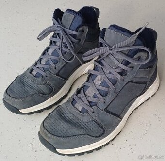 Dětské zimní turistické nepromokavé kožené boty velikost 39