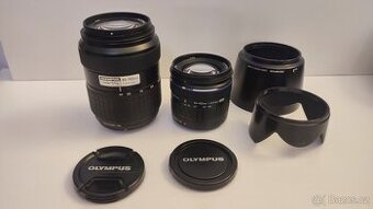 Objektivy Olympus 4/3 40–150 mm a 14–42 mm