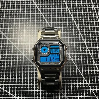 Casio Royale I Color Mod (Silver Deep Blue)